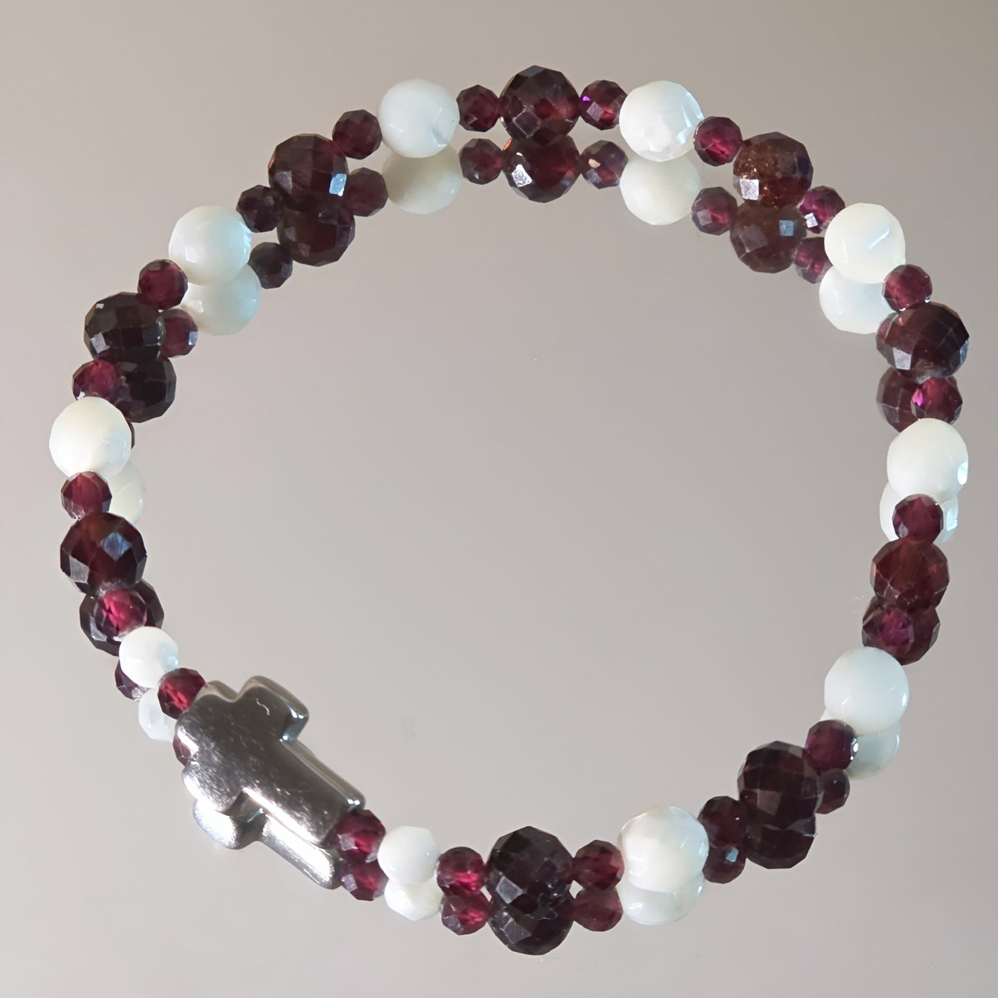 Granat Energie Armband Olivia Wurzelchakra