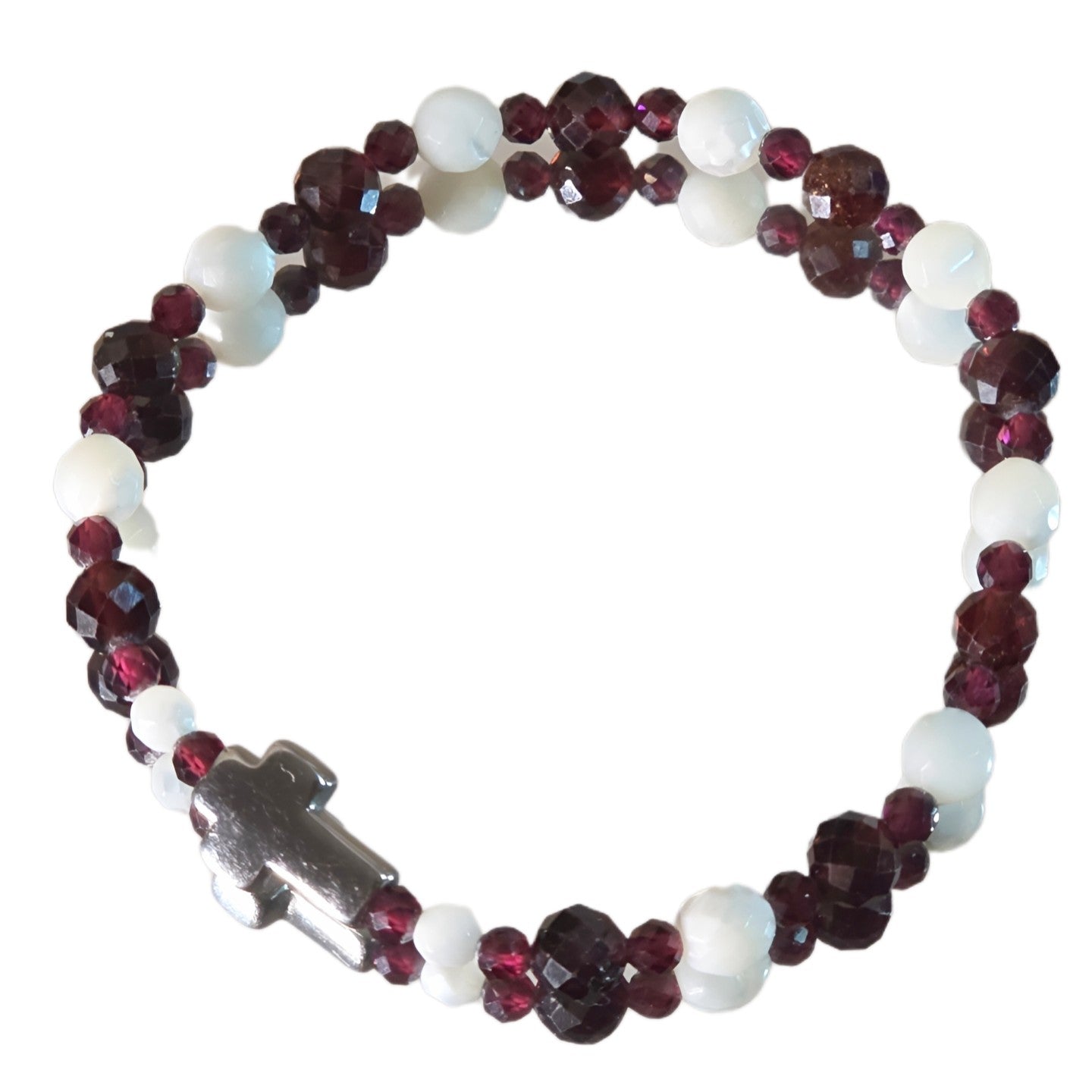 Granat Energie Armband Olivia Wurzelchakra