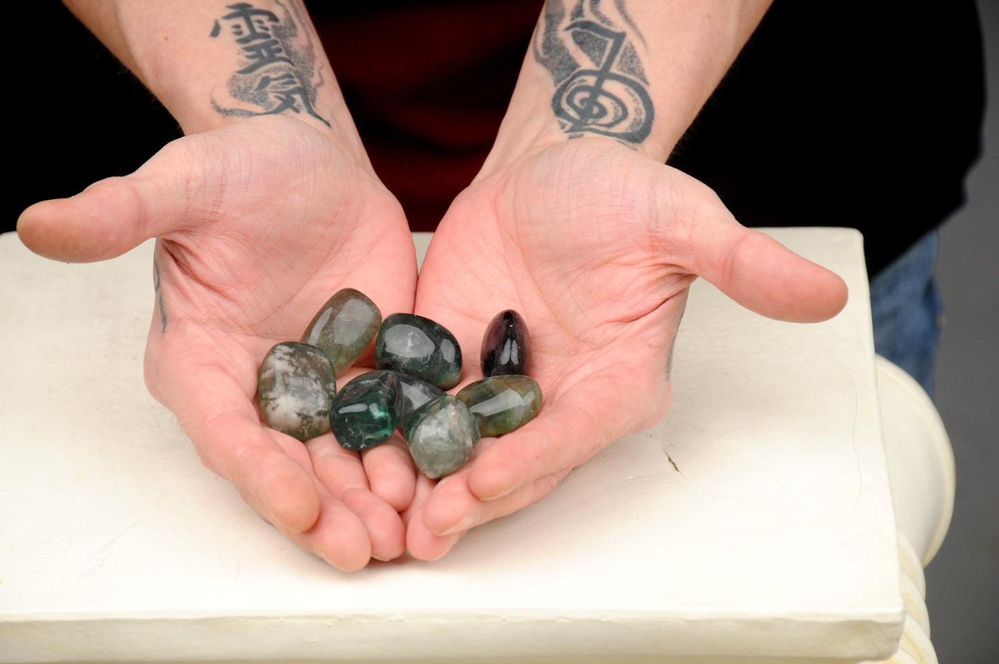 Fluorit Energie Stein Kronenchakra