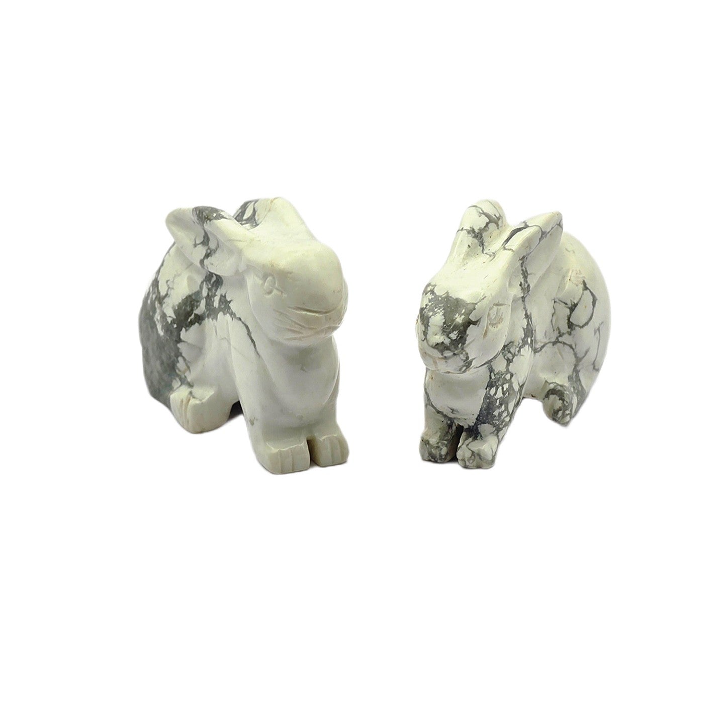 Chinesisches Sternzeichen Kaninchen – aus Magnesit Herz- und Kronenchakra