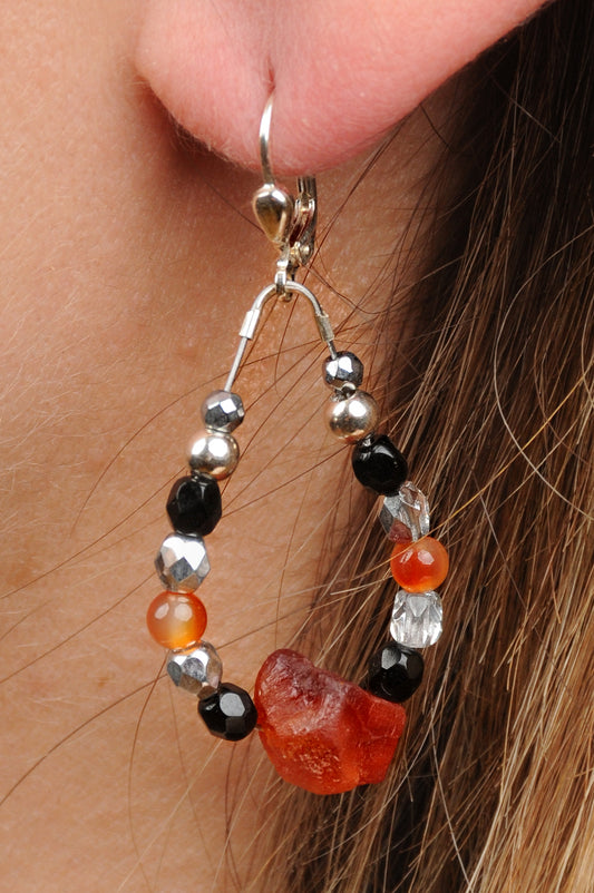 Karneol Ohrring Sakralchakra