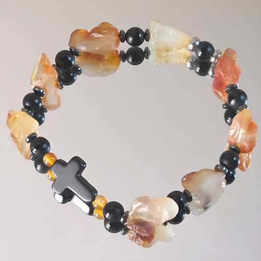 Karneol  Energie Armband Flame Sakralchakra