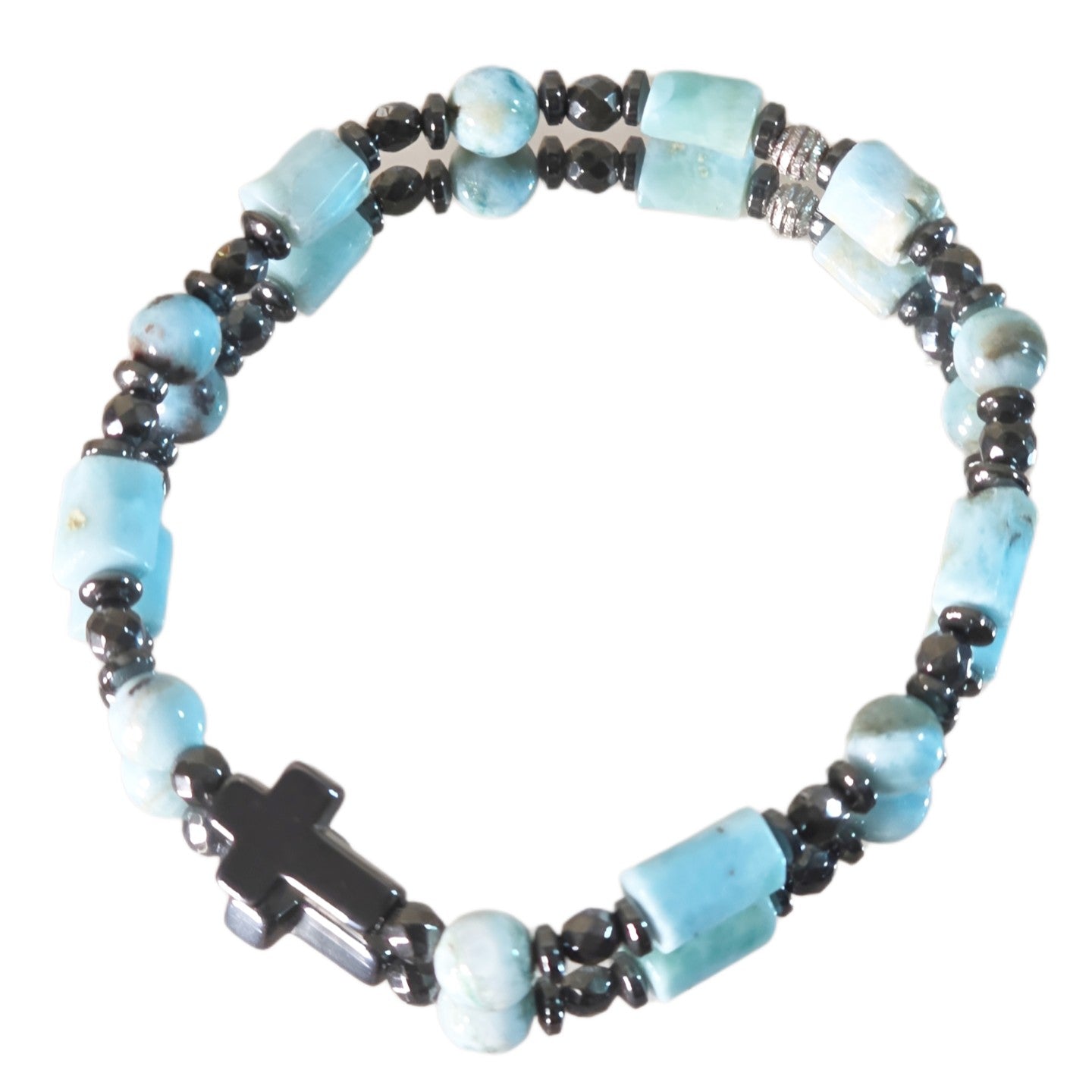 Larimar Energie Armband Ocean Whisper Halschakra