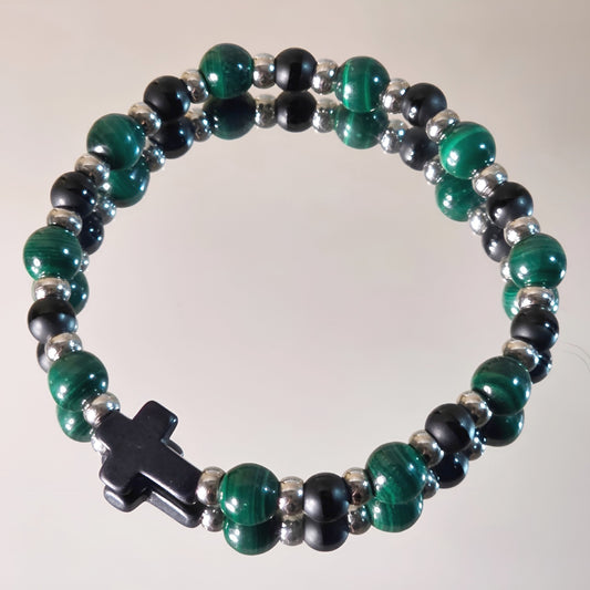 Malachit Energie Armband Balu Herzchakra