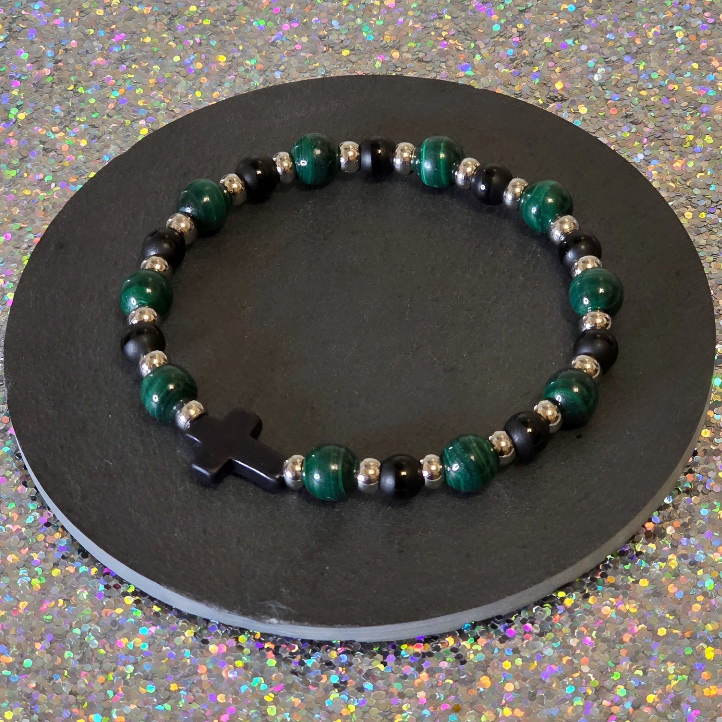 Malachit Energie Armband Balu Herzchakra