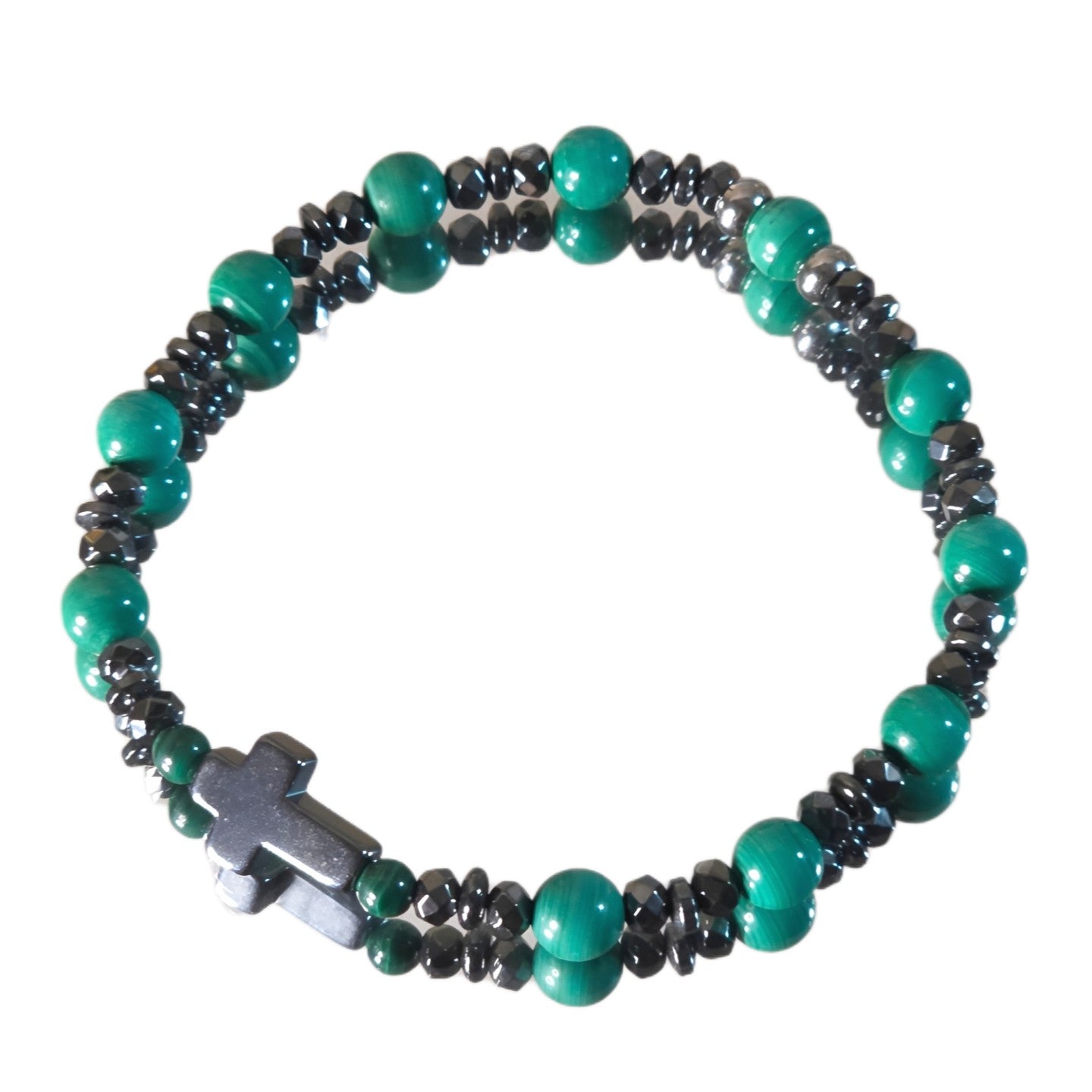 Malachit Energie Armband Mogli Herzchakra