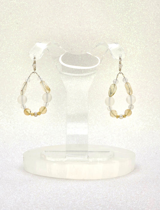 Citrin Ohrring Solarplexus Chakra