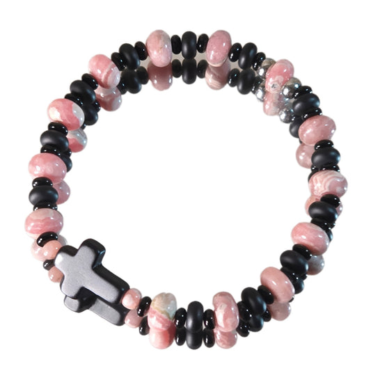 Rhodochrosit Energie Armband Atemlos Herzchakra