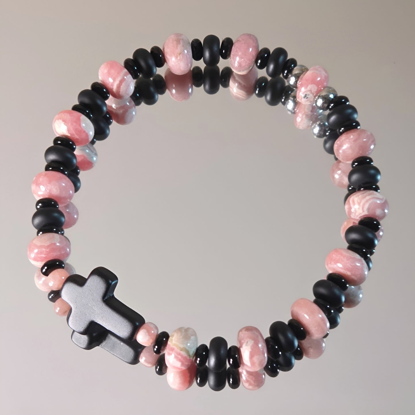 Rhodochrosit Energie Armband Atemlos Herzchakra