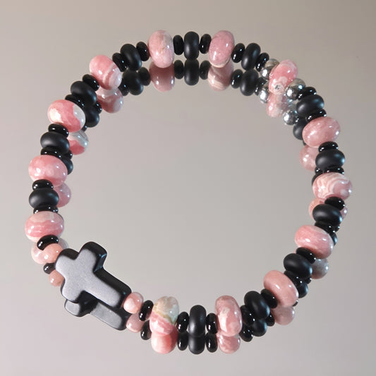 Rhodochrosit Energie Armband Atemlos Herzchakra