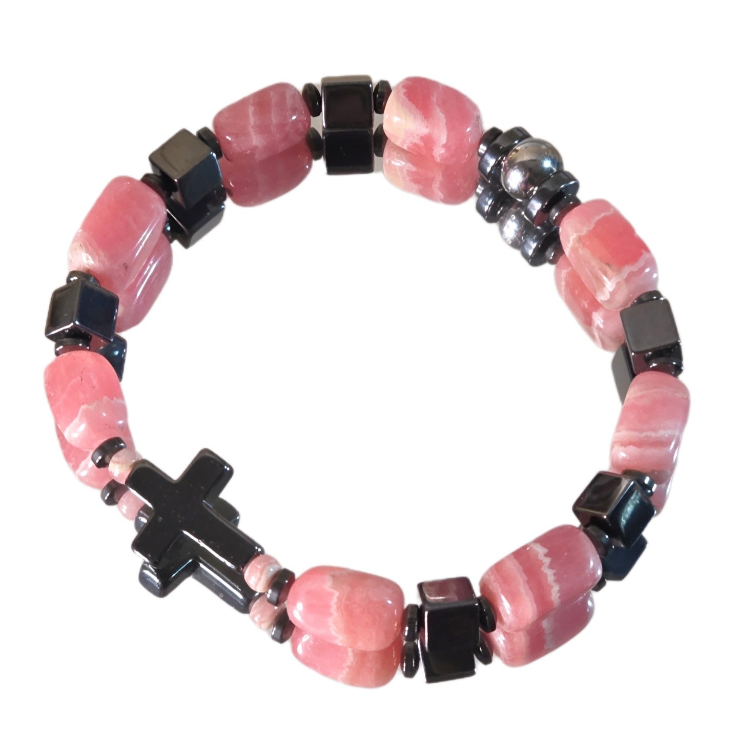 Rhodochrosit Energie Armband Flieger Herzchakra