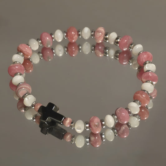 Rhodochrosit Energie Armband Helene Herzchakra