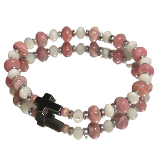 Rhodochrosit Energie Armband Helene Herzchakra
