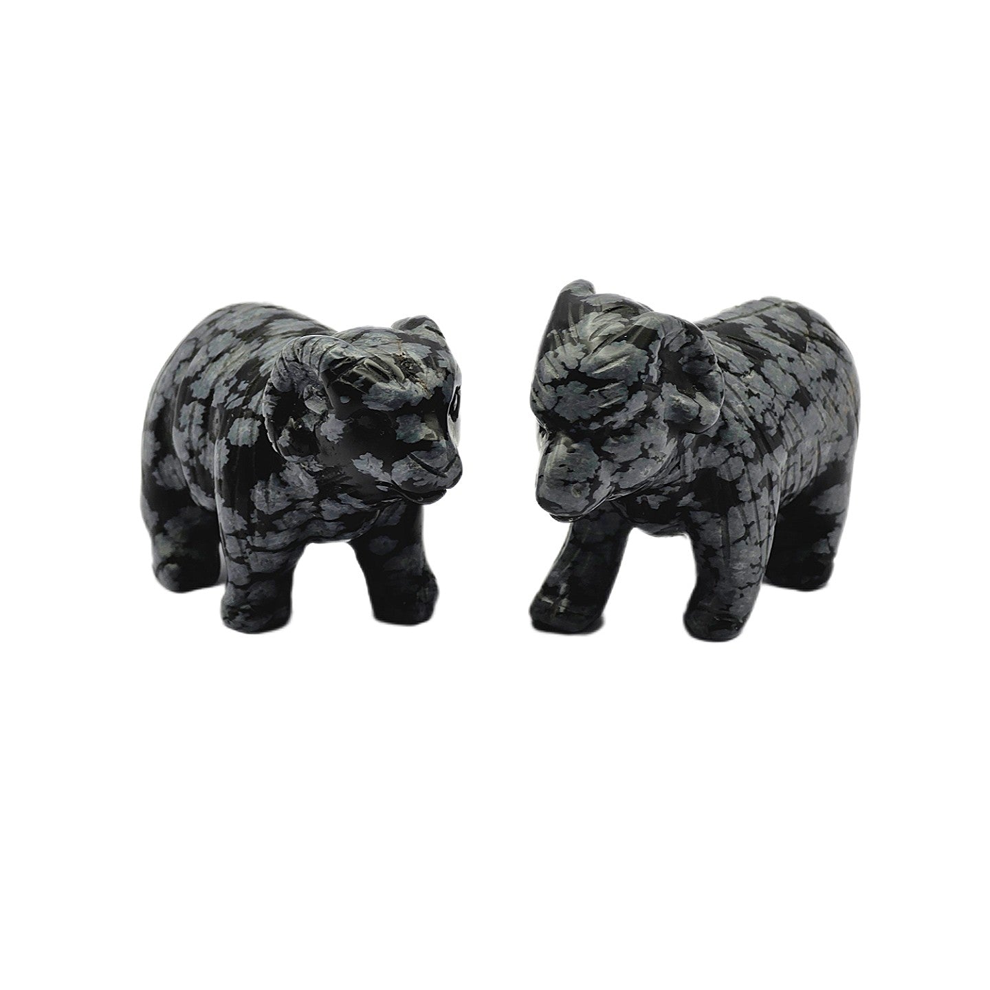 Chinesisches Sternzeichen Schaf – aus Schneeflocken-Obsidian Wurzelchakra