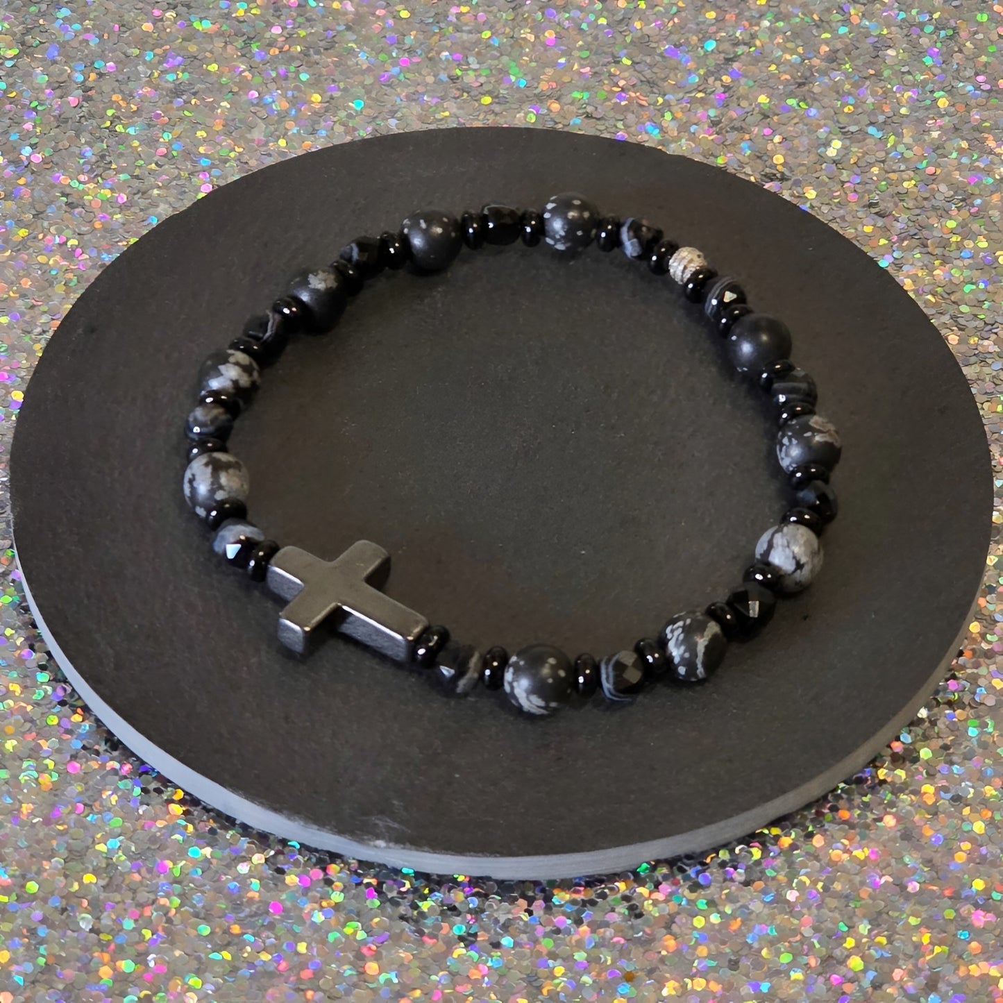 Schneeflocken Obsidian Olaf Wurzelchakra