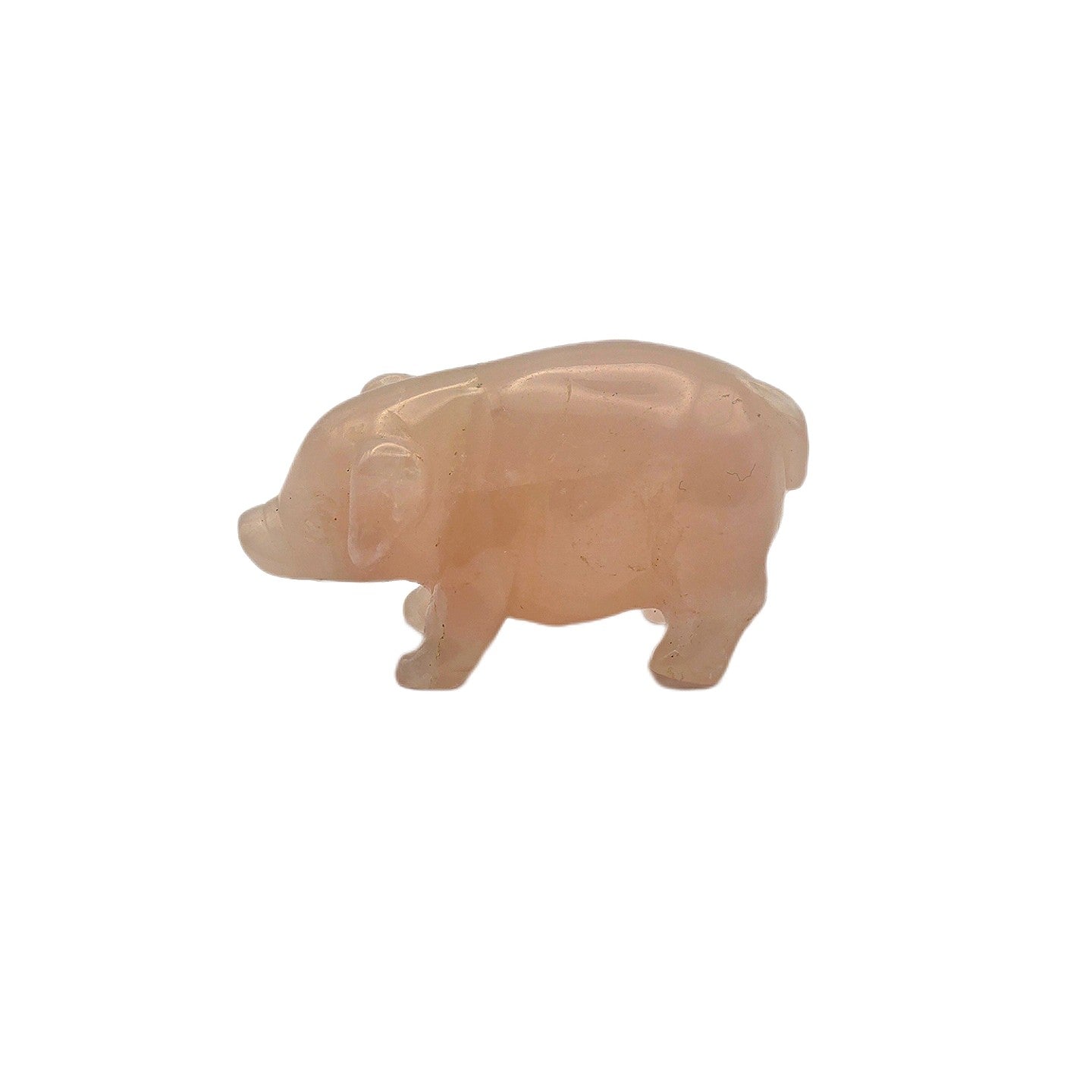 Chinesisches Sternzeichen Schwein – aus Rosenquarz Herzchakra