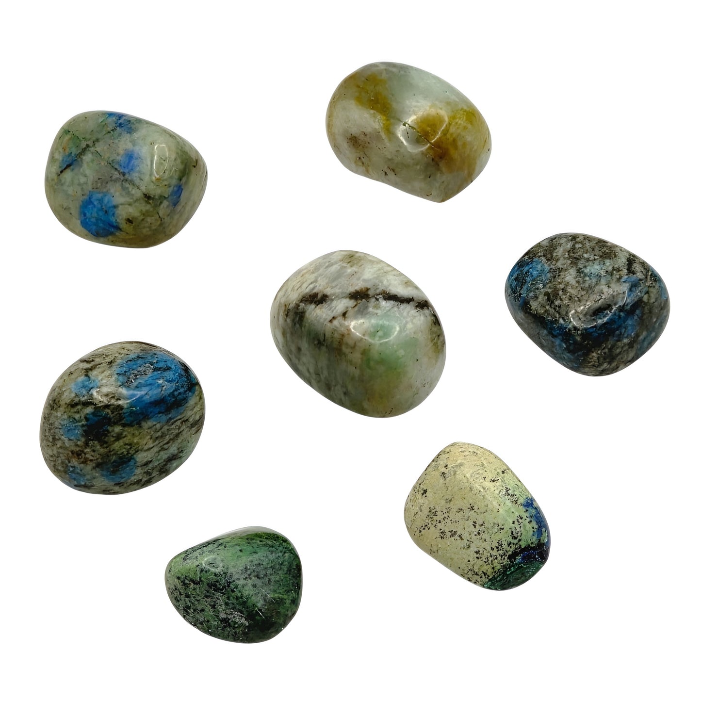 Azurit K2 Energie Stein Stirnchakra