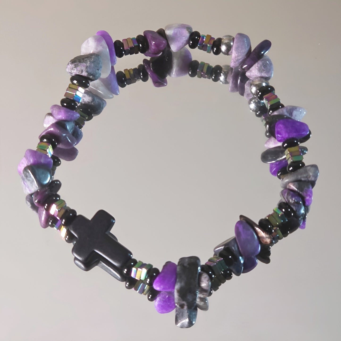 Sugilith Energie Armband Grisu Kronenchakra