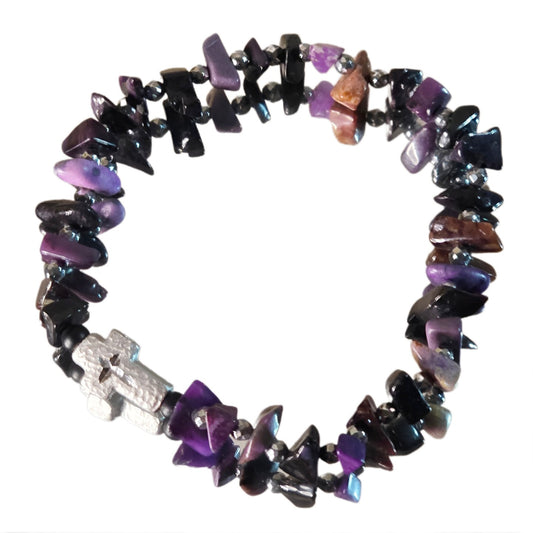 Sugilith Energie Armband Fafnir Kronenchakra