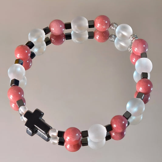 Thulit Energie Armband Celine Herzchakra