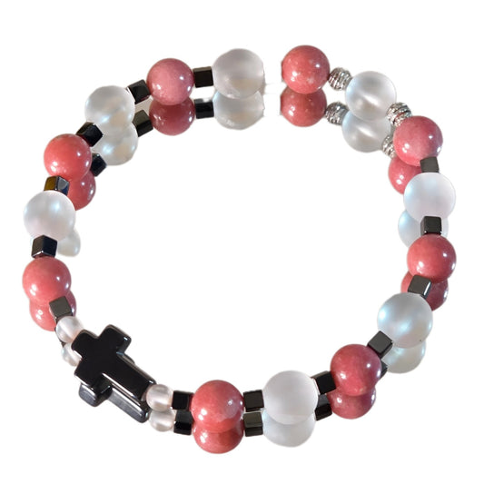 Thulit Energie Armband Celine Herzchakra