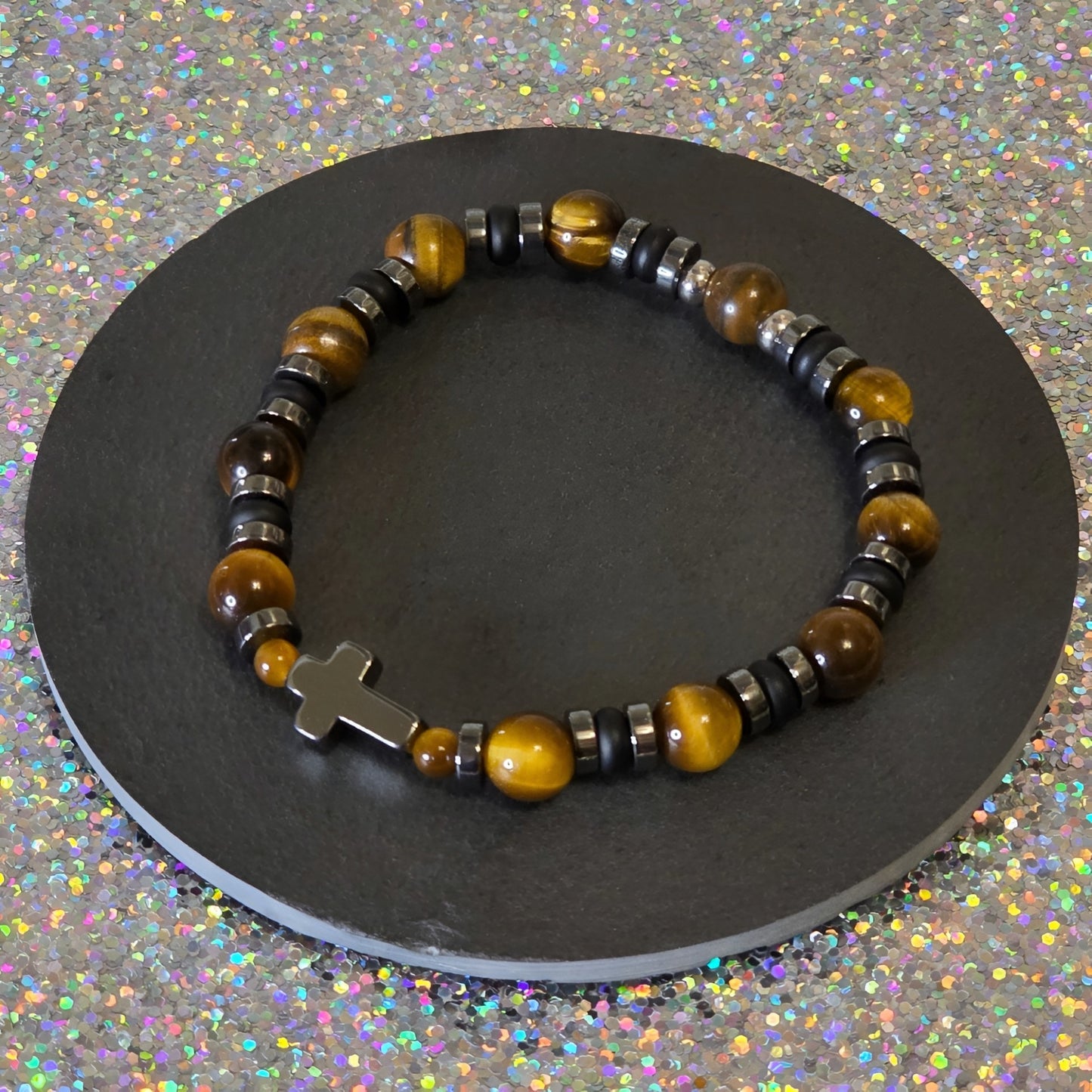 Tigerauge Energie Armband Champion Solarplexus Chakra