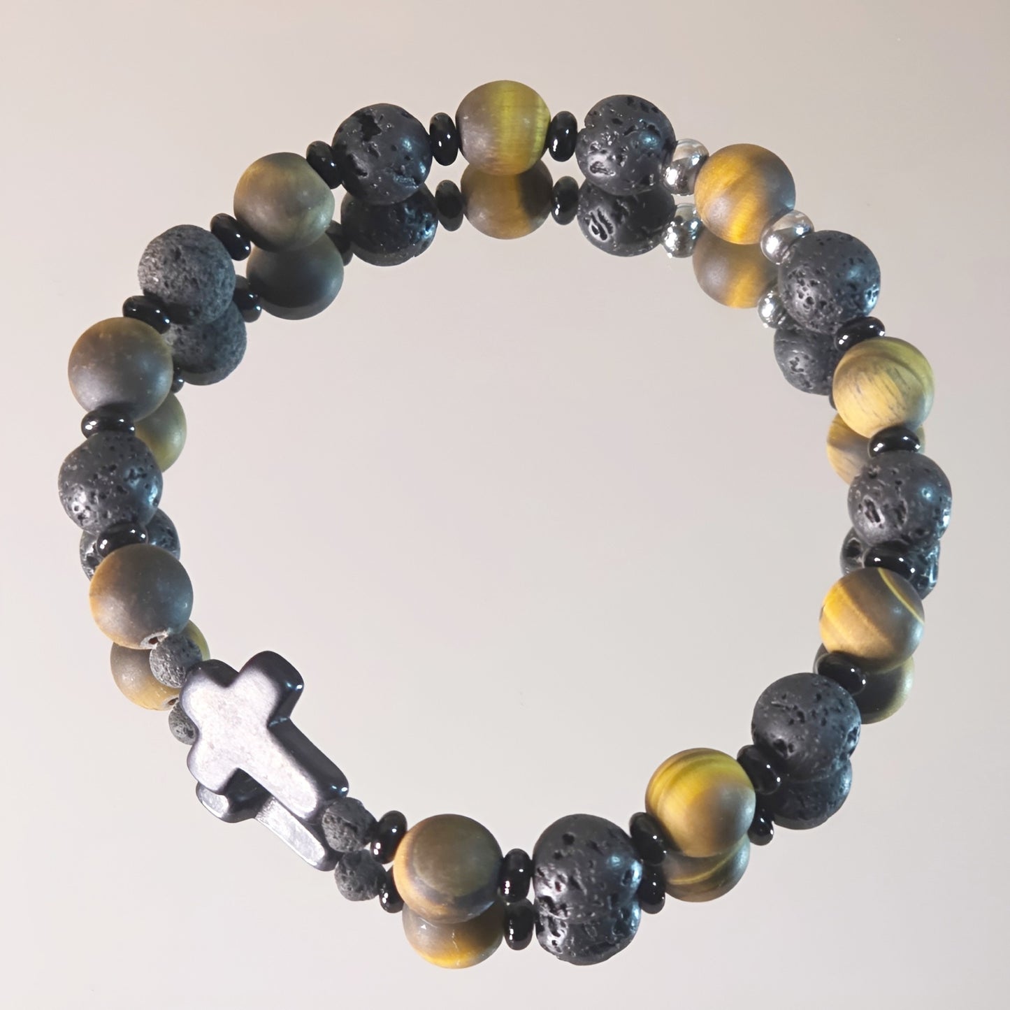 Tigerauge Energie Armband Apollo Solarplexus Chakra