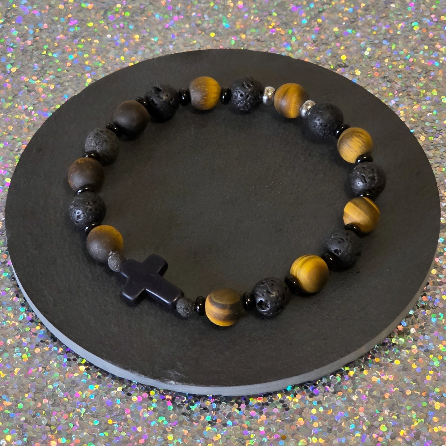 Tigerauge Energie Armband Apollo Solarplexus Chakra