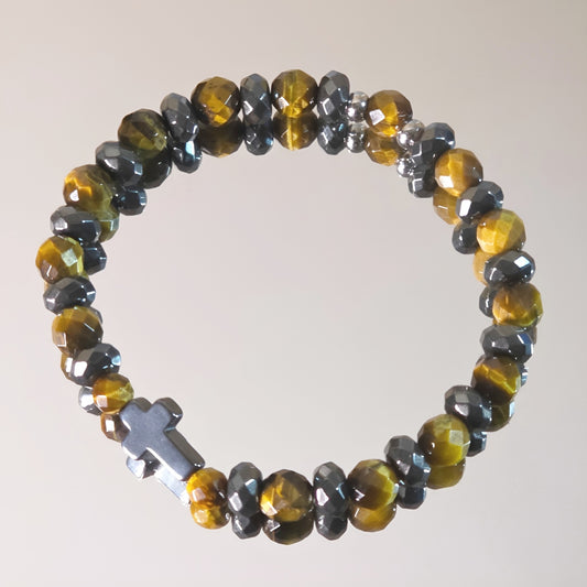 Tigerauge Energie Armband Glory Solarplexus Chakra