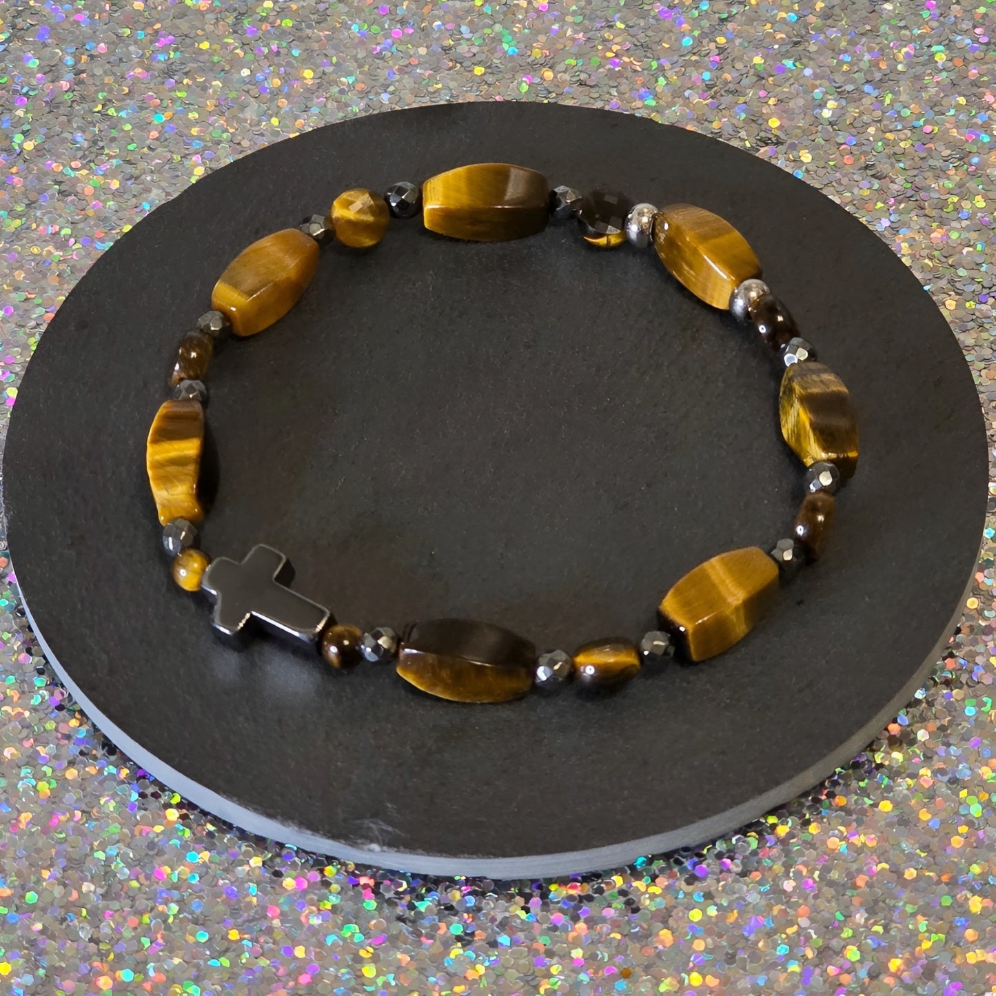 Tigerauge Energie Armband Braveheart Solarplexus Chakra