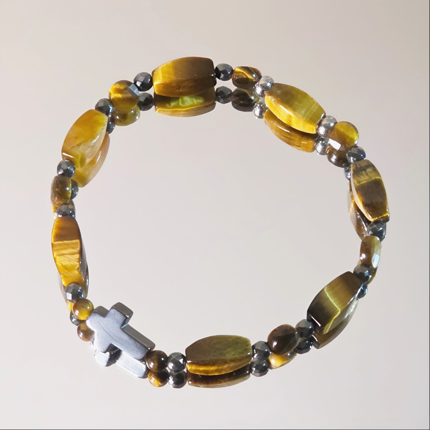 Tigerauge Energie Armband Braveheart Solarplexus Chakra