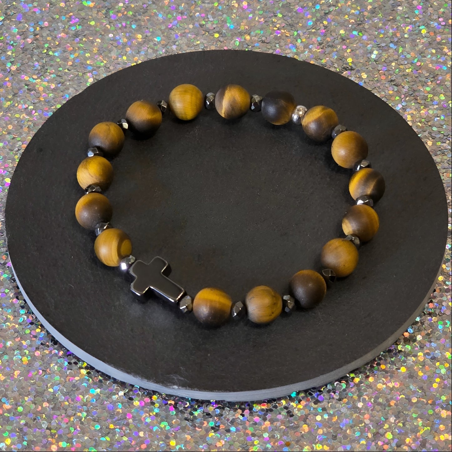 Tigerauge Energie Armband Hunter Solarplexus Chakra