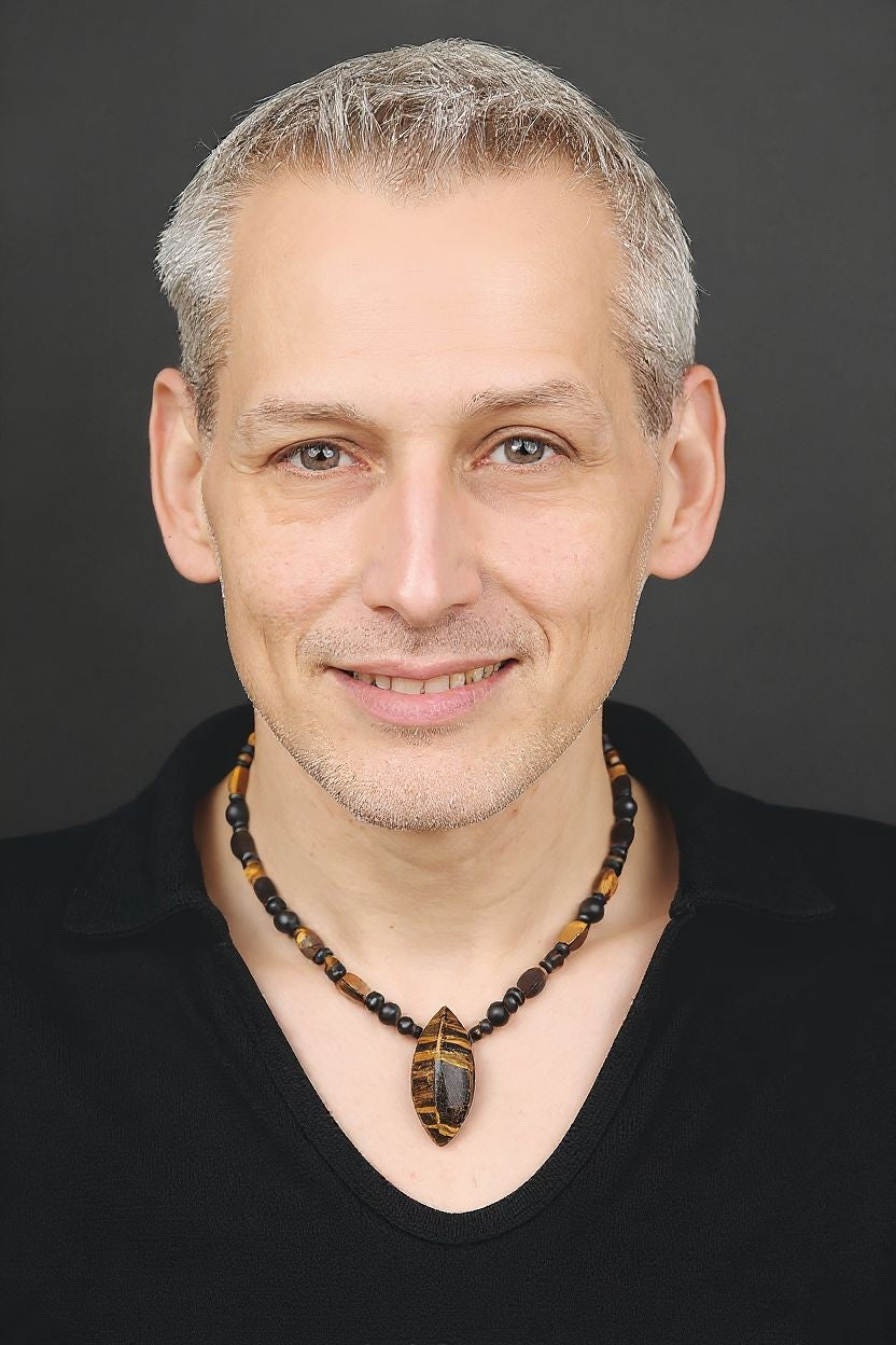 Tigerauge Energie Kette mit Stein Tigerauge Solarplexus Chakra