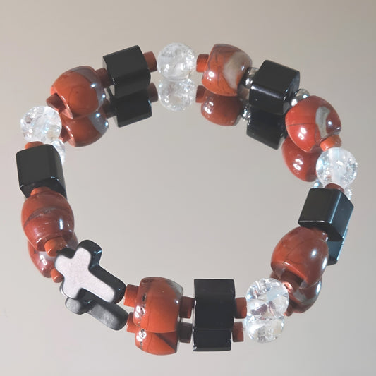 roter Jaspis Energie Armband Kaizen Wurzelchakra