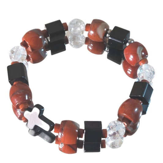 roter Jaspis Energie Armband Kaizen Wurzelchakra