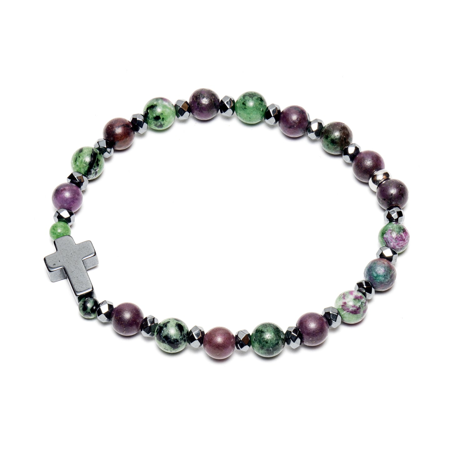 Rubin-Zoisit Armband Anahata