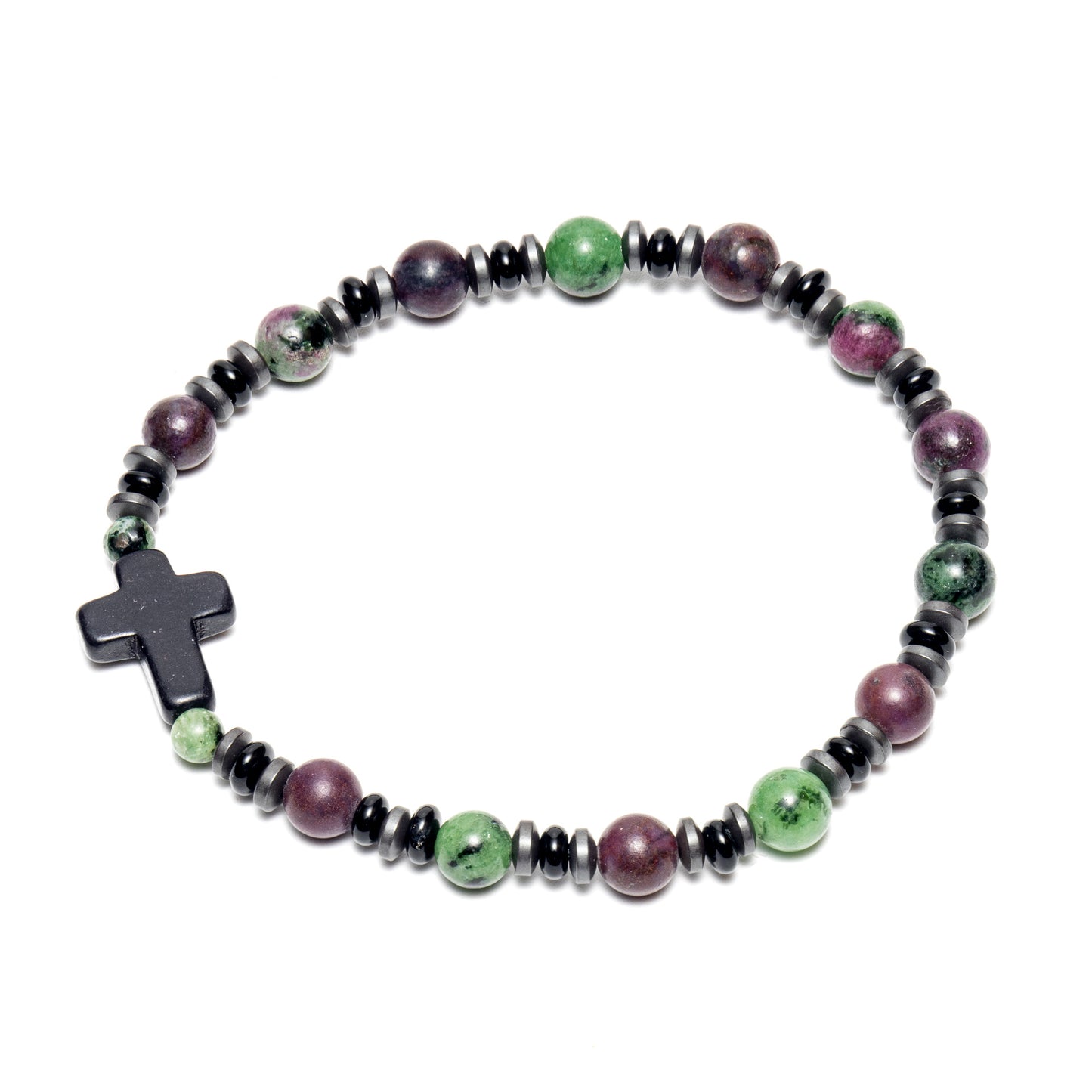 Rubin-Zoisit Armband Anahata