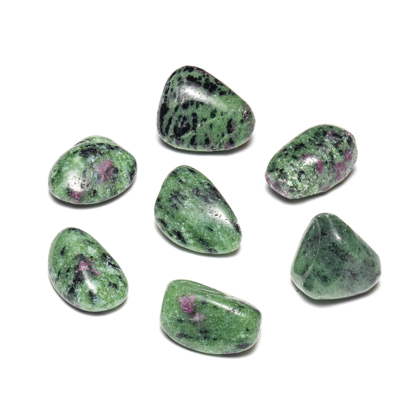 Rubin-Zoisit Energie Stein Herzchakra